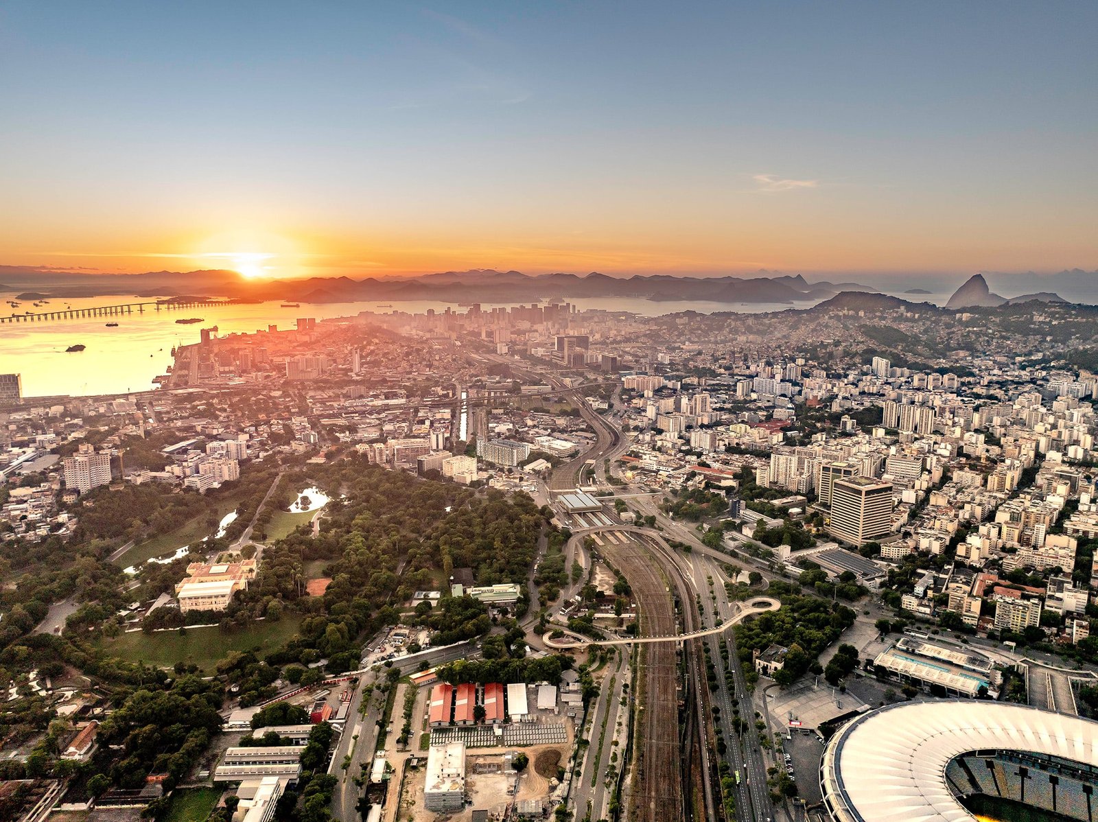 Vista aérea do bairro São Cristóvão — Residencial Cartola
