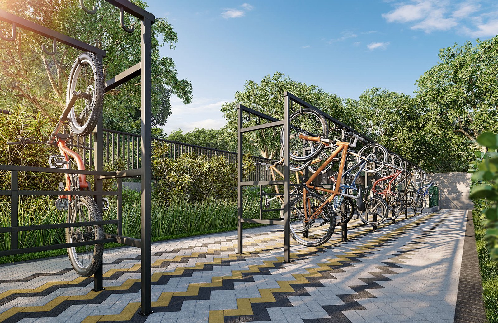 Bicicletário da Saudosa Praça Onze